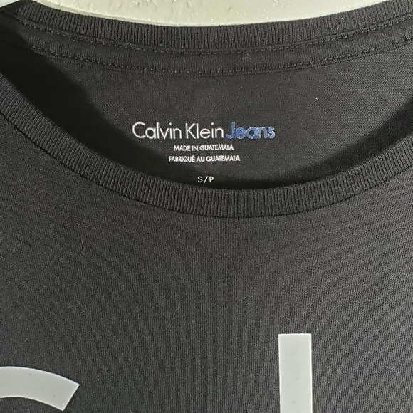 CALVIN KLEIN Men's Shirt Black Size Small NEW - Picture 5 of 5